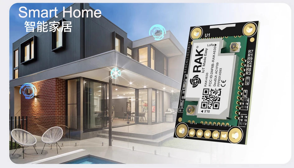 WisBlock Basic Starter Kit for Meshtastic RAK4631 LPWAN Wireless SX1262 LoRa Module with RAK19007 Base Board for DIY Enthusiasts