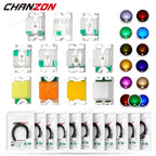 0805 (2012) SMD LED Emitting Diode Kit Lamp Chip Light Beads Warm White Red Green Blue Yellow Orange UV Pink Micro 3V SMT