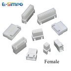 100pcs Xh2.54mm 2/3/4/5/6//7/8pin Terminals Plastic Shell Male /female Plug Housing Shell Connector