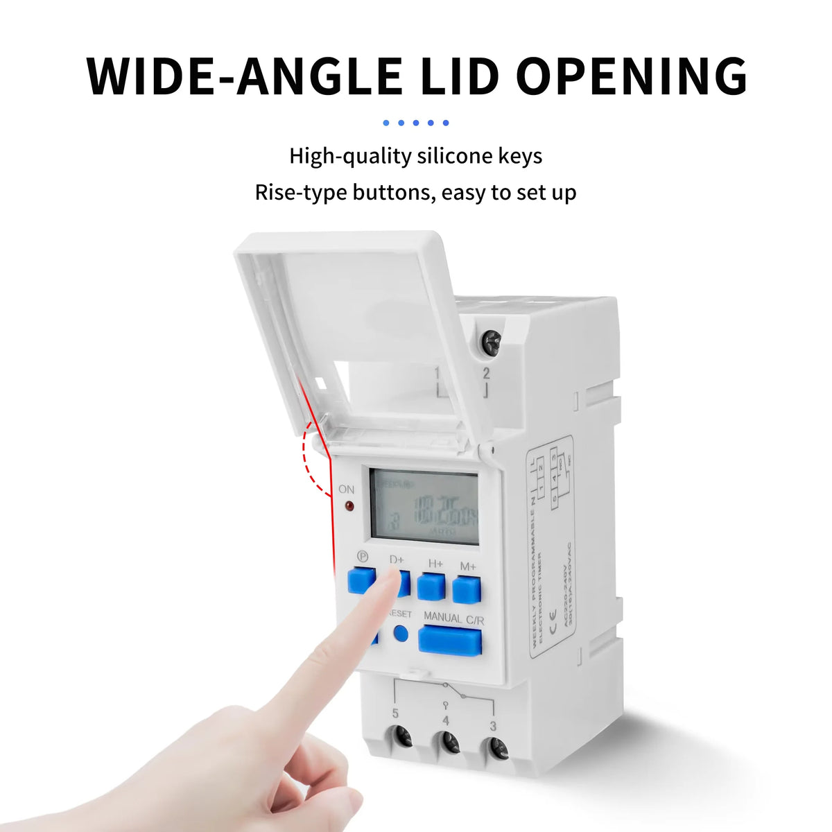 THC 15A /30A 220V Digital LCD Weekly Programmable Digital Timer Switch Time Relay