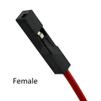 10PCS 2.54MM Dupont Line  Male Female Double Headed 1P 2P 3P 4P 5P 6P 7P 8P 9P 10 Pin Dupont Jumper Cable Wire for PCB