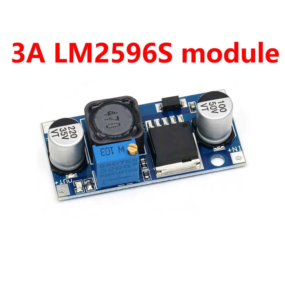 1pcs Adjustable DC To DC LM2596 LM2596S XL4015 Buck Boost Module 3A 4A 5A Step-down Power Supply Regulator Module