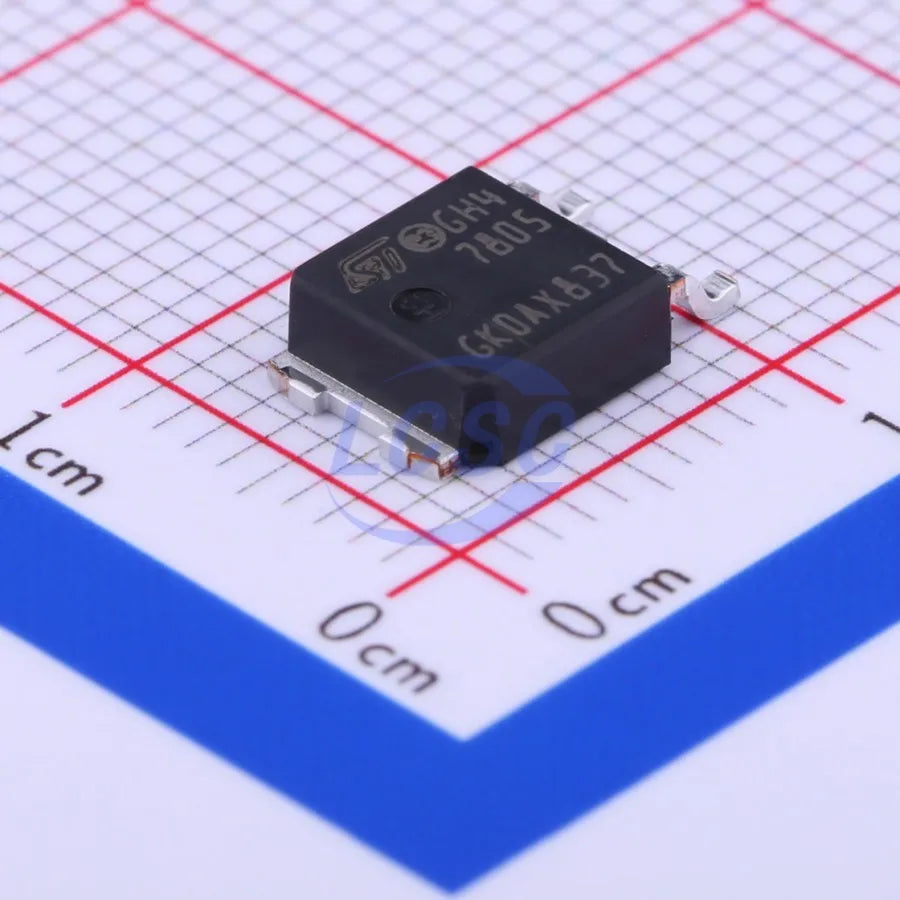 10-50Pcs/Original 7805 L7805CDT-TR Linear Voltage Regulator IC Positive Fixed 1 Output 1.5A 5V DPAK LDO Regulators