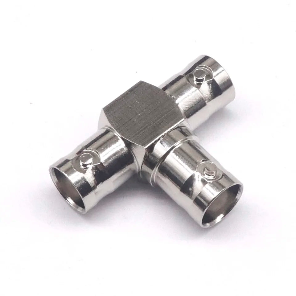 BNC-JKK BNC one male two All copper radio frequency coaxial monitoring adapter female two female one male three-way head