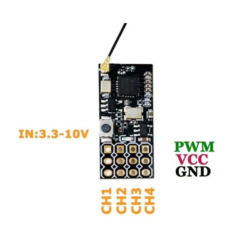 FLYSKY FS2A 4CH AFHDS 2A Receiver Mini Compatible  PWM Output for FS-i6 FS-i6X FS-i6S Transmitter RC Quadcopter