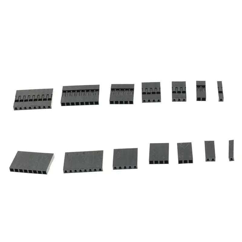 310PCS/Box 2.54mm Pitch JST SM/Dupont Jumper Wire Connector Kit 2/3/4/5Pin Male/Female Housing Pin Header Crimp Terminal