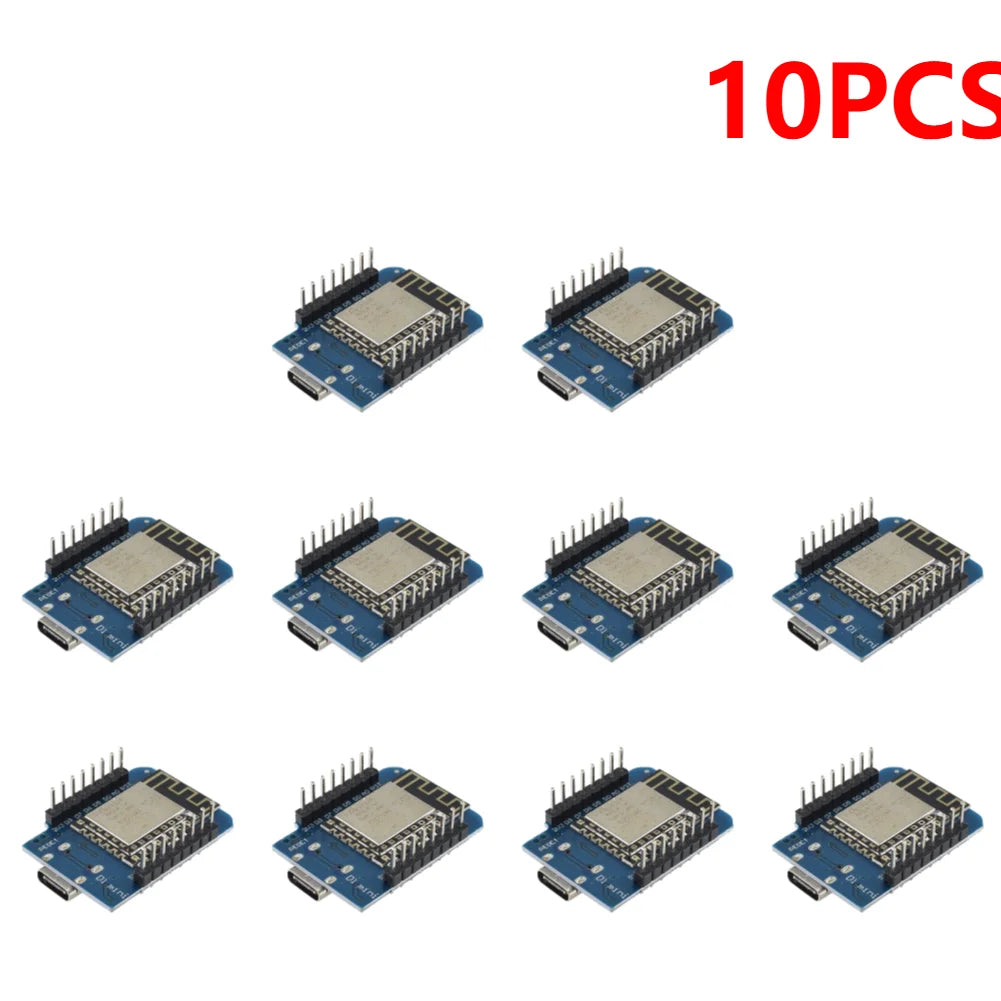 1-10pcs Type-C D1 Mini NodeMcu ESP8266 ESP-12F Mini NodeMCU Lua 4M Bytes WiFi Module Wireless WiFi Module for Arduino