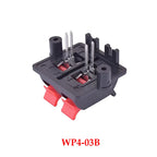 1PCS  Connector Terminal 2P 4P 6P 8P 12P Push In Jack Spring Load Audio Speaker Terminals Breadboard Clips