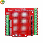 Proto Screw Shield PCB Expansion Board for Arduino Open Source Reset Button for Breadboard 3.81 Terminal Double-sided Solder DIY