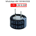 4pcs Super Capacitors V.H.C Type 5.5V 0.1F, 5.5V 0.22F, 5.5V 0.33F, 5.5V 0.47F, 5.5V 1.0F, 5.5V 1.5F, 5.5V 2.5F, 5.5V 5.0F, 5.5V