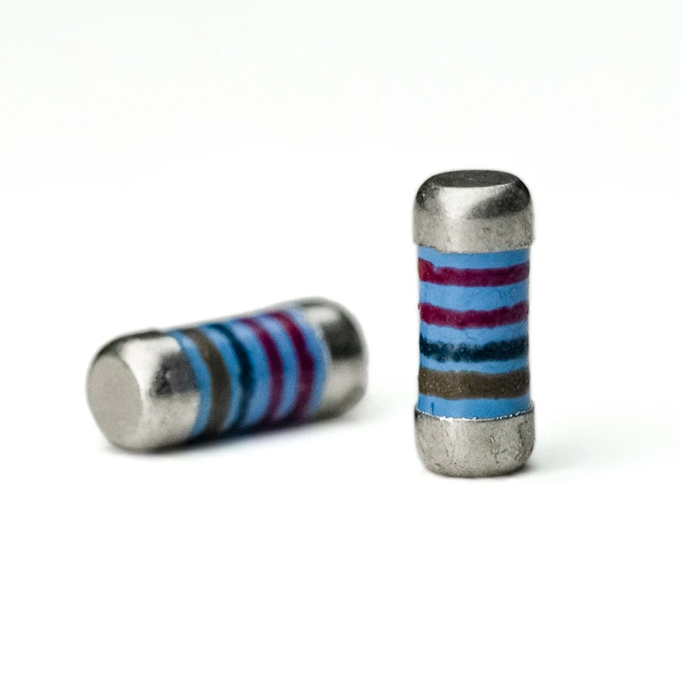 50pcs/lot 0204 SMD Metal Film Precision MELF Cylindrical Resistor 1% 1206 0R 1R 10R 100R 1K 4.7K 10K 20K 47K 100K 1M 0.5R-10M