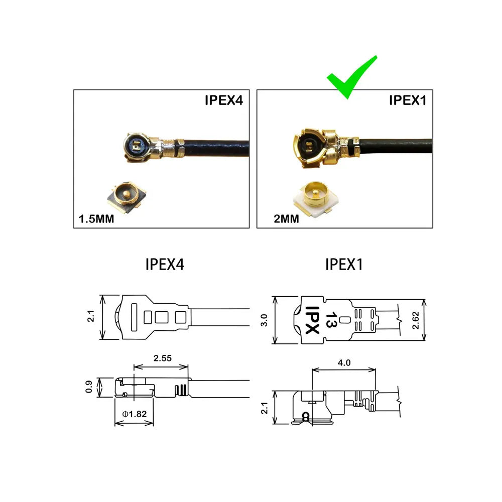 for IPEX U.FL to SMA Female Cable 6 Inches RG178 WiFi Pigtail Coaxial Cable Connecting SMA Antenna to 4G 5G Router, Modem, WiFi
