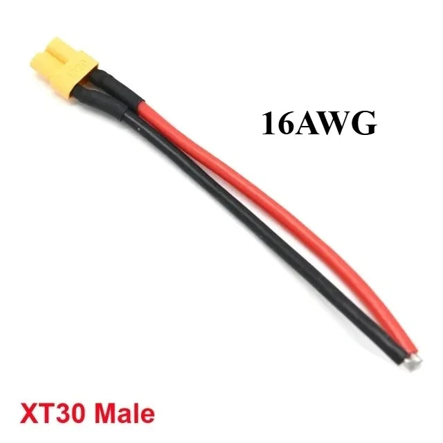 Xt60 Xt30 T Xt90 Mpx Plug Connector Male / Female Connector Plug With 12/14 /16awg Silicone Wire 100mm For Rc Battery Cable