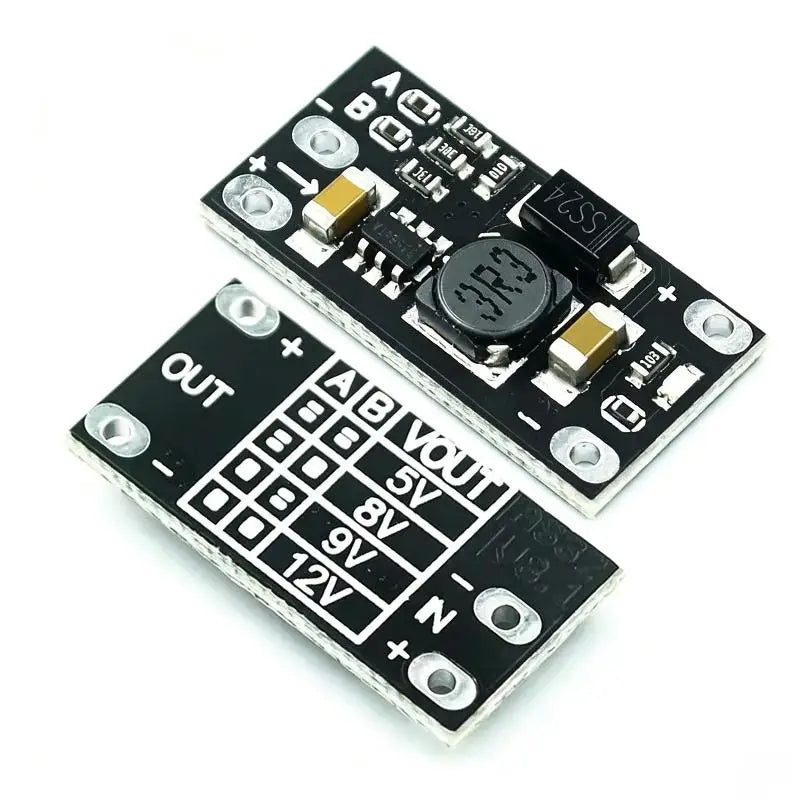 DC-DC Boost Step Up Converter 3.7V to 12V Low Ripple Voltage Regulator PCB Board Module for Car Power Modification