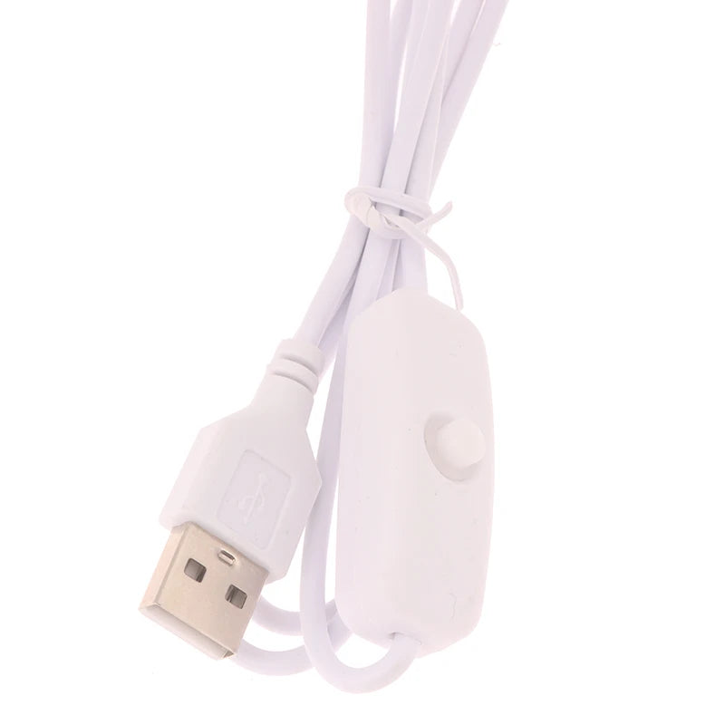 1Pc 1.5M Line Length DC5V LED Chips SMD5730 LED Lamp 31/38/48/50mm USB 3W Light Board Warm White Light With ON/OFF Switch Cable