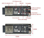 For ESP32-S3-DevKitC-1 Dev Board, WiFi BT 2.4G Wireless Module, N16R8 16MB FLASH 8MB PSRAM 44Pin CP2102 Type-C