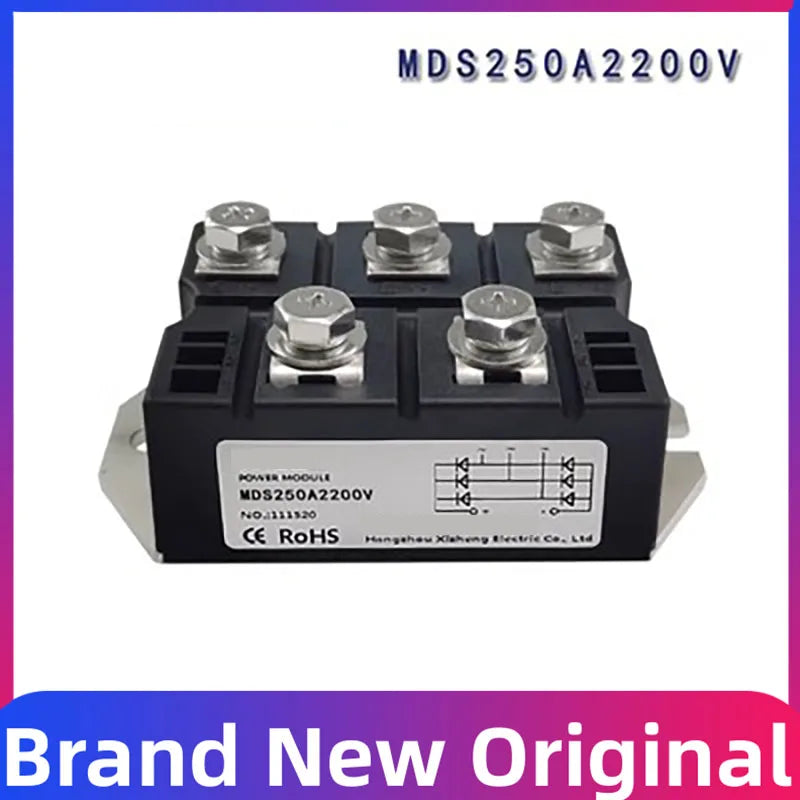 (Type I) Commercial electromagnetic stove MDS100A 150A 160A 200A 250A1600V 2000V 2200V three-phase rectifier bridge module