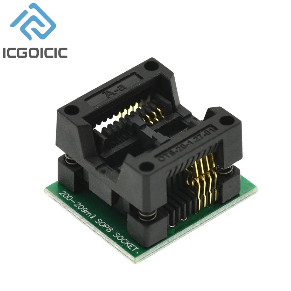 150Mile 200 Mile SO8 SOP8 To DIP8 EZ Programmer Adapter Socket Converter Module For EZP2010 EZP2013 CH341A