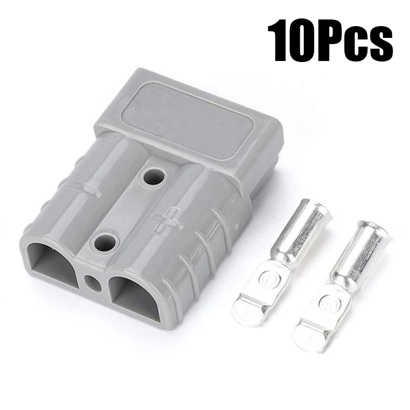 1-10Pcs 2-Pin 50A-600V Battery Terminal Connectors Battery Quick Connect/Disconnect for Anderson Style Plug Connectors DC