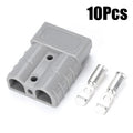 1-10Pcs 2-Pin 50A-600V Battery Terminal Connectors Battery Quick Connect/Disconnect for Anderson Style Plug Connectors DC
