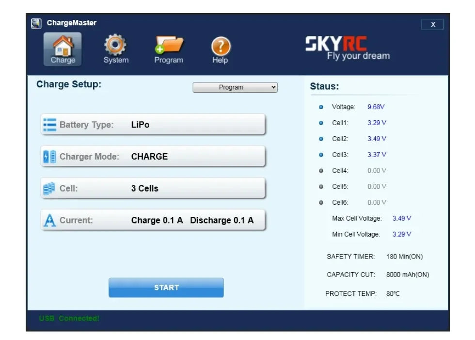Skyrc IMAX B6AC V2 Balance Charger/Discharger Battery RC Racing Drone Original B6 AC
