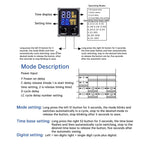 DC12V DC24V AC220V Digital Time Relay Mini Power-on Delay Controller Time Relay Cycle Time Control Delay Device with Base Socket