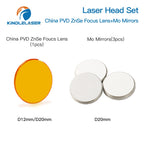 Kindlelaser K Series CO2 Laser Head Set D12/20 PVD Lens Dia.12/20mm Mo Mirror D20mm for K40 Laser Engraving Cutting Machine