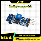 XRY TCRT5000 Infrared Reflective IR Photoelectric Sensor Switch 3.3V-5V Barrier Line Track Sensor Module Diy Kit