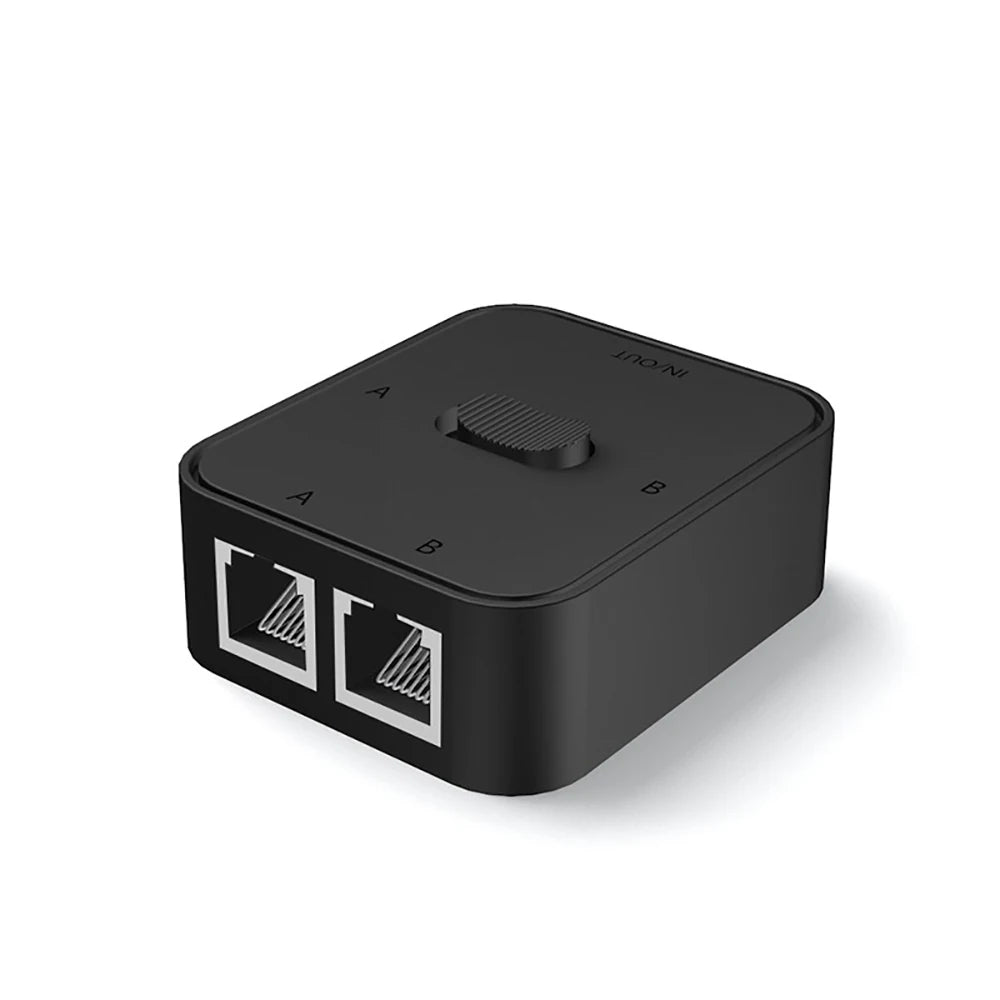 1000Mbps 1 In 2 Out Ethernet Adapter RJ45 Splitter Lan Connector Cat 6 RJ45 Splitter Switch Coupler for PC Laptop TV Box Router