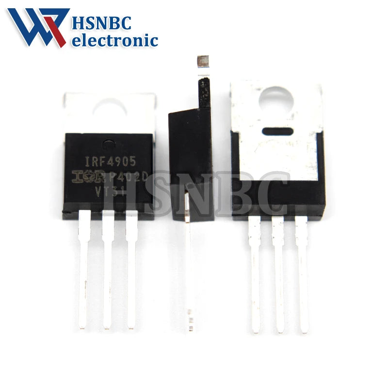 10PCS IRF4905 IRF4905PBF TO-220 74A 55V P-channel Power MOSFET Transistor 100% New Original