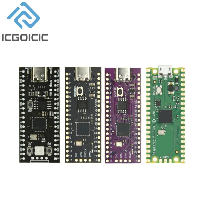 Raspberry Pi Pico or Pico W Development Board A Low-Cost High-Performance Microcontroller Board RP2040 Cortex-M0+ Dual-Core ARM