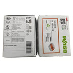 WAGO Mixed Assortment Box Reusable Cable Junction Connector 0.08‑6mm² Solid & Stranded Wire Terminal for House Wiring
