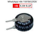 4pcs Super Capacitors V.H.C Type 5.5V 0.1F, 5.5V 0.22F, 5.5V 0.33F, 5.5V 0.47F, 5.5V 1.0F, 5.5V 1.5F, 5.5V 2.5F, 5.5V 5.0F, 5.5V