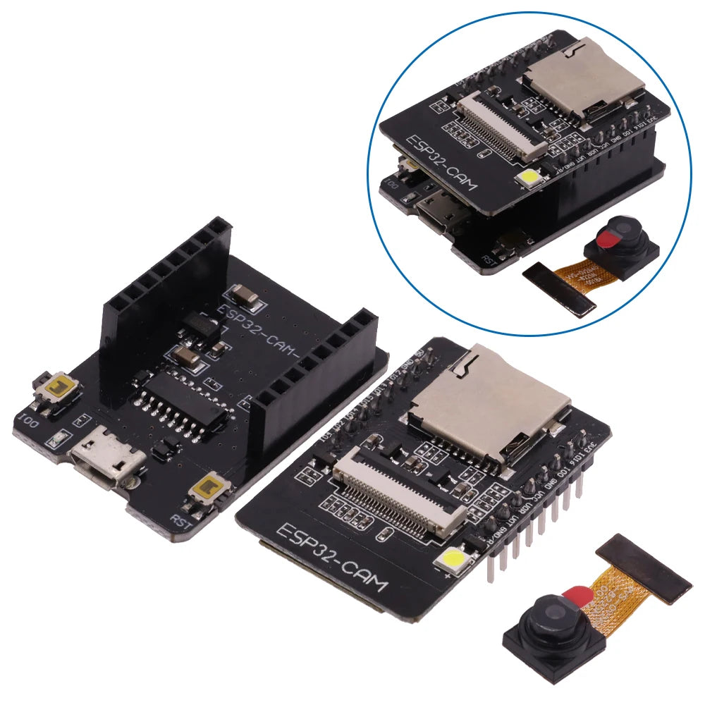 ESP32-CAM WiFi Module 2.4G Antenna ESP32 Serial to WiFi ESP32 CAM Development Board 5V Bluetooth with OV3660 Camera Module DIY
