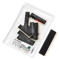 2 3 4 5 6 8 10 12 15 20 40 Female Pin Header Socket Gold Plated Solderless Single Row 2.54mm 2.54 mm 4pin 20pin 40pin Connector