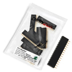 2 3 4 5 6 8 10 12 15 20 40 Female Pin Header Socket Gold Plated Solderless Single Row 2.54mm 2.54 mm 4pin 20pin 40pin Connector
