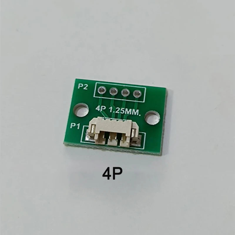 1/2/5pcs 1.25MM Pitch 4/6/8/10/12 FPC/FFC Adapter Connector 1.25 to 2.54 Circuit Board Horizontal Terminal Socket Test Board