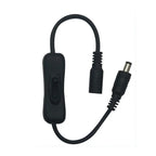 1Pc Inline 304 Switch On Off with Female Male Power Cable 5.5x2.1mm DC Connector Switch 5V 12V 24V for LED Strip Light