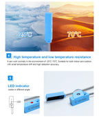 Cloweit 15mm 20mm Micro Hall Effect Sensor IP68 Proximity Magnetic Switch  NPN PNP 3-wire NO/NC DC 12V 24V  Remote Nonpolar