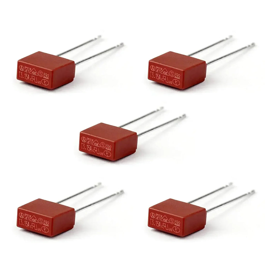 55PCS Square Fuse Components Kit 250V Fuse for Slow Blow Tube Fuse 0.5A 1A 2A 2.5A 3.15A 4A 5A 6.3A 8A 10A 15A