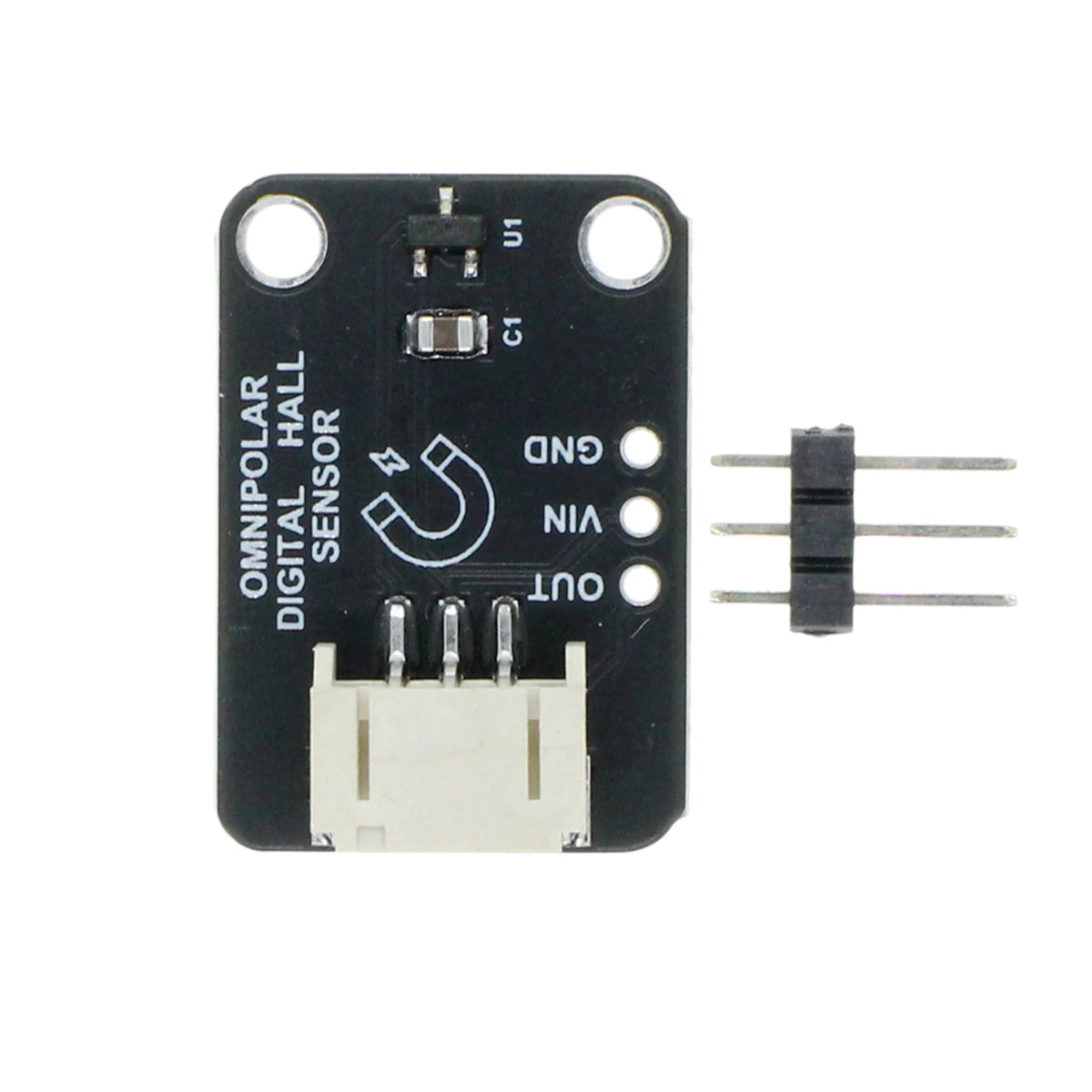 DRV5032 Digital Hall Effect Sensor Module 1.6μA Low Power Open Drain 25x18mm Board