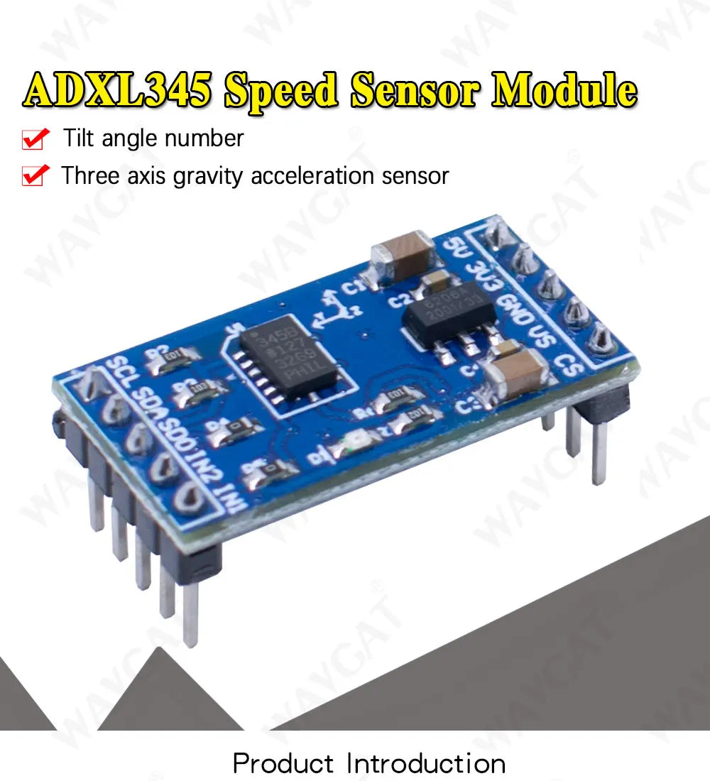ADXL345 IIC /SPI Digital Inclination Sensor Acceleration Module Factory Direct Sales