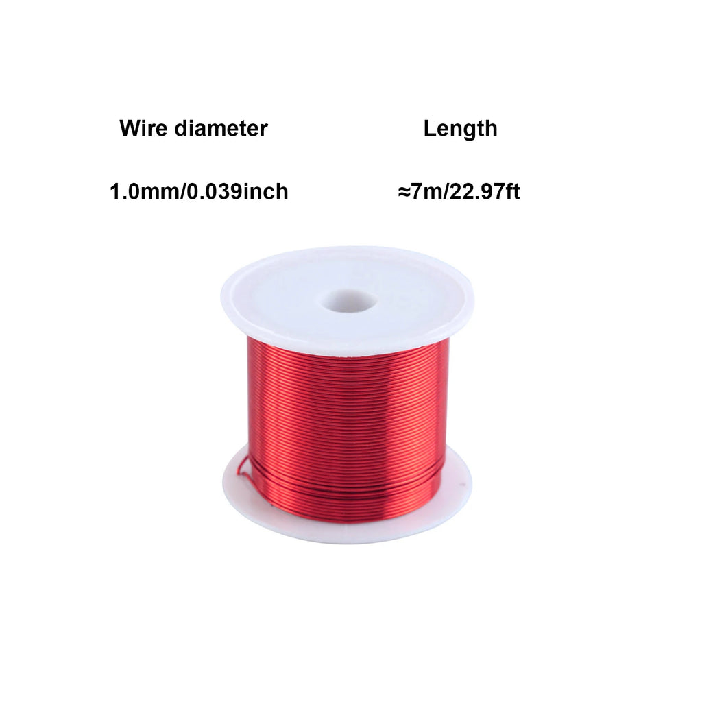 1-3Roll 50g Red Polyurethane Enameled Coppers Wire Varnished Diameter 0.1mm To 1mm For Transformer Wire Jumper 650meters-7meters