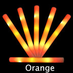 1-50PCS LED Glow Sticks Bulk Colorful RGB Glow Foam Stick light Stick Cheer Tube Dark Light for Concerts Birthday Wedding Party