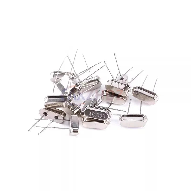 10PCS  HC-49S DIP 4 6 8 10 11.0592 12 13.56 16 18.432 20 22.1184 24 25 27 30 32 MHZ Quartz Crystal Resonator Passive Oscillator