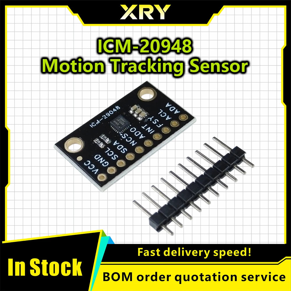 XRY ICM-20948 Sensor Module 9 Axis MEMS Motion Tracking Device Sensor Low Power Integrated Circuits ICM20948