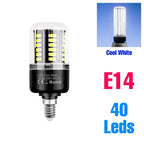 30W LED Indoor Corn Bulb E27/E26 Ceiling Lamp Bulbs E14 Spotlight B22 Living Room Bedroom Kitchen Washroom 220V Home Lighting
