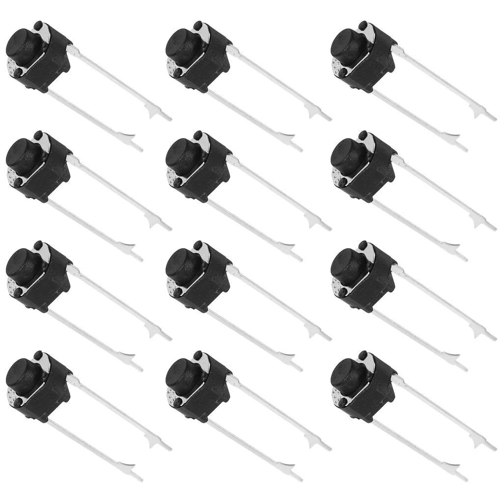 20Pcs Micro Momentary Tactile Push Button Small 2 Pin Surface Mount Switch for Breadboard Electronics Overhead Panel