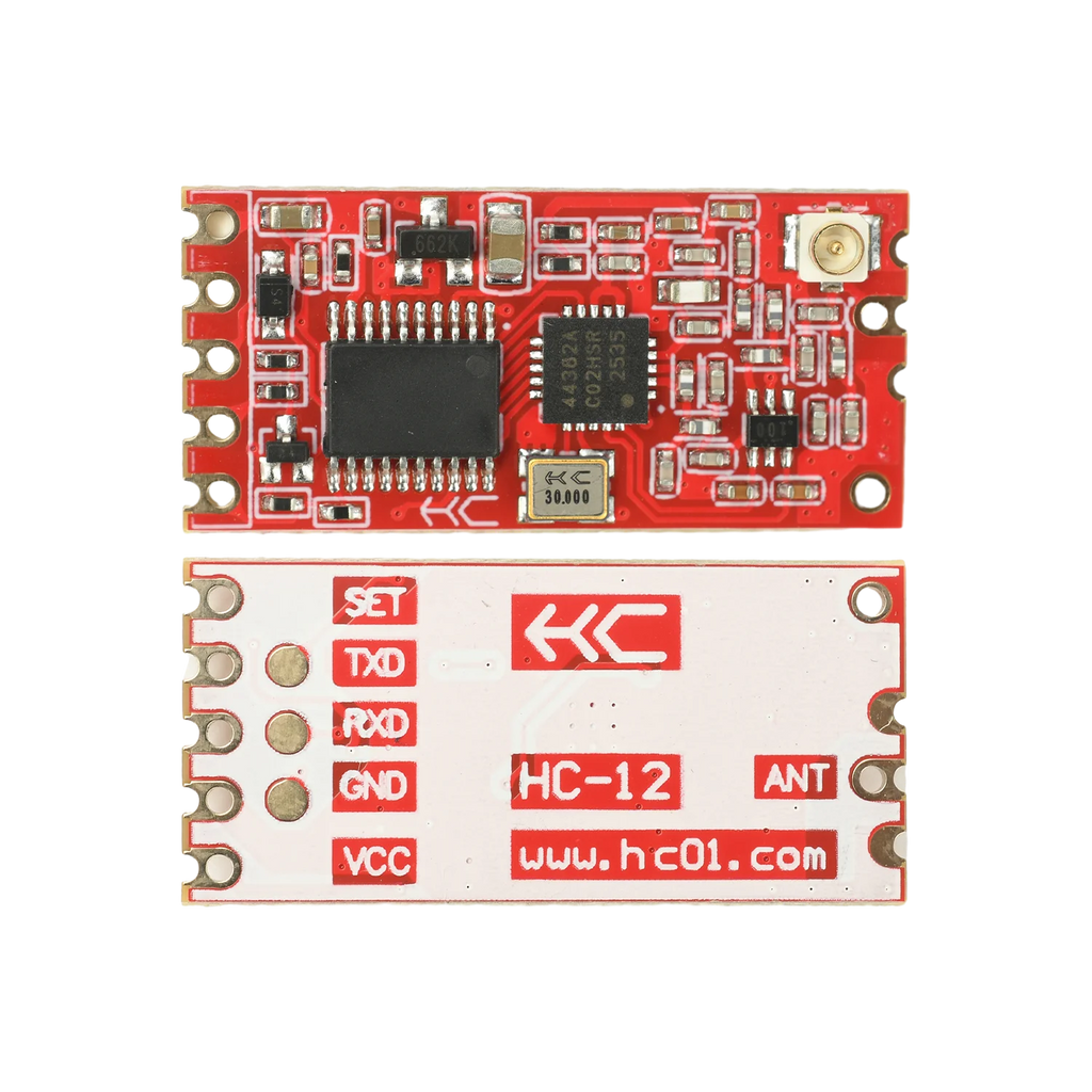 Si4438 Chip Hc 12 V4 0 Wireless Serial Port Module 100mw High Power 254 Channels Half Duplex Wireless Communication Module