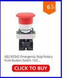 XB2-BS542 Emergency Stop Rotary Push Button Switch 1NC 2NC 1NO/1NC 2 Position Locking 22mm Mushroom Head Button